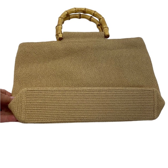 Flora Bella Woven Raffia Purse OS - Picture 6 of 14